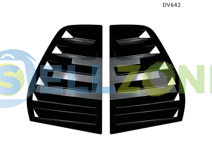 Διακοσμητικές γρίλιες για πίσω πλαϊνά παράθυρα VW GOLF 5 03-08 - DV642